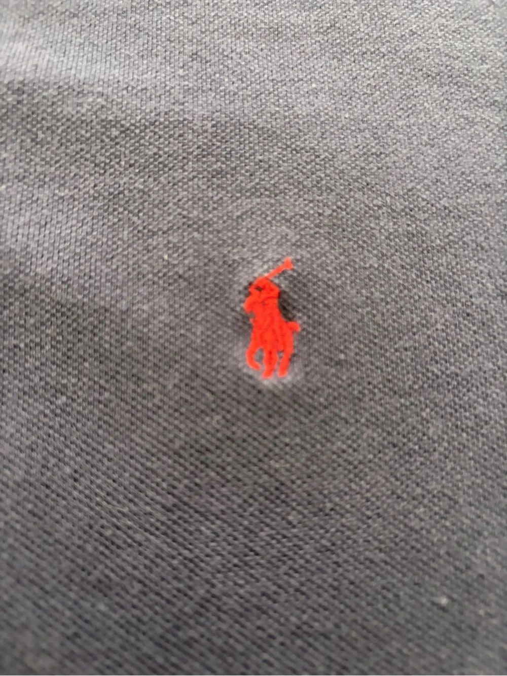 Ralph Lauren Long Sleeve Polo in Navy with Red Pony